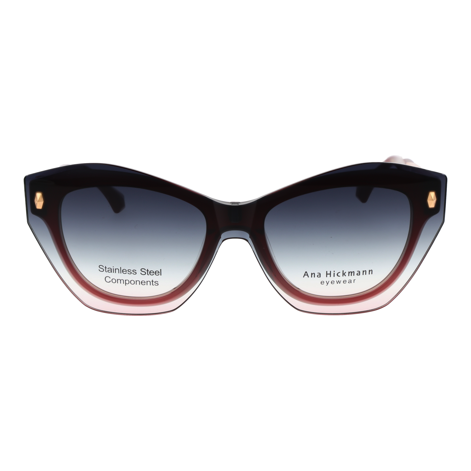 Ana Hickmann Brillenfassung AH6581G H02 52 & Sonnenbrillen Klipp AH6581G H02G 52