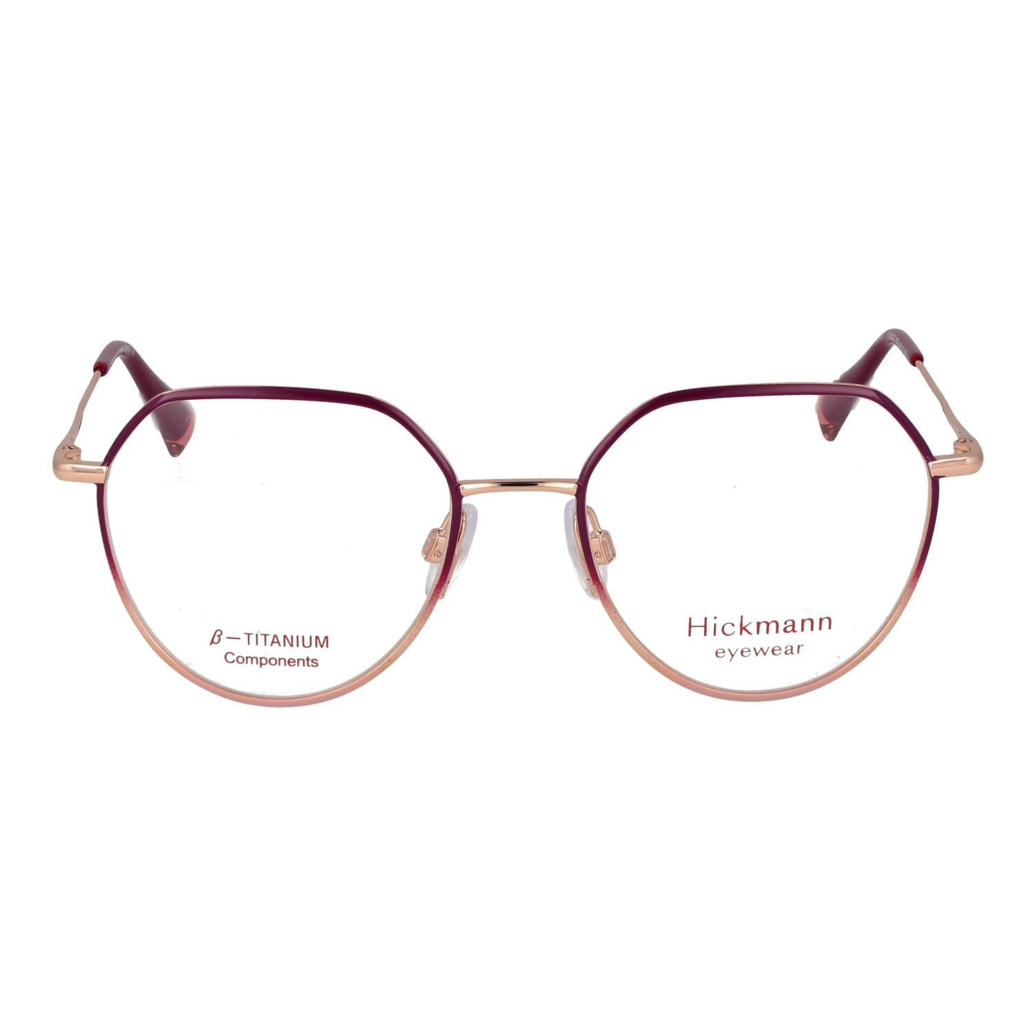 Ana Hickmann Brillenfassung HI1262GT 07A 49 Titan & Sonnenbrillen Klipp HI1262GT 07AG 49