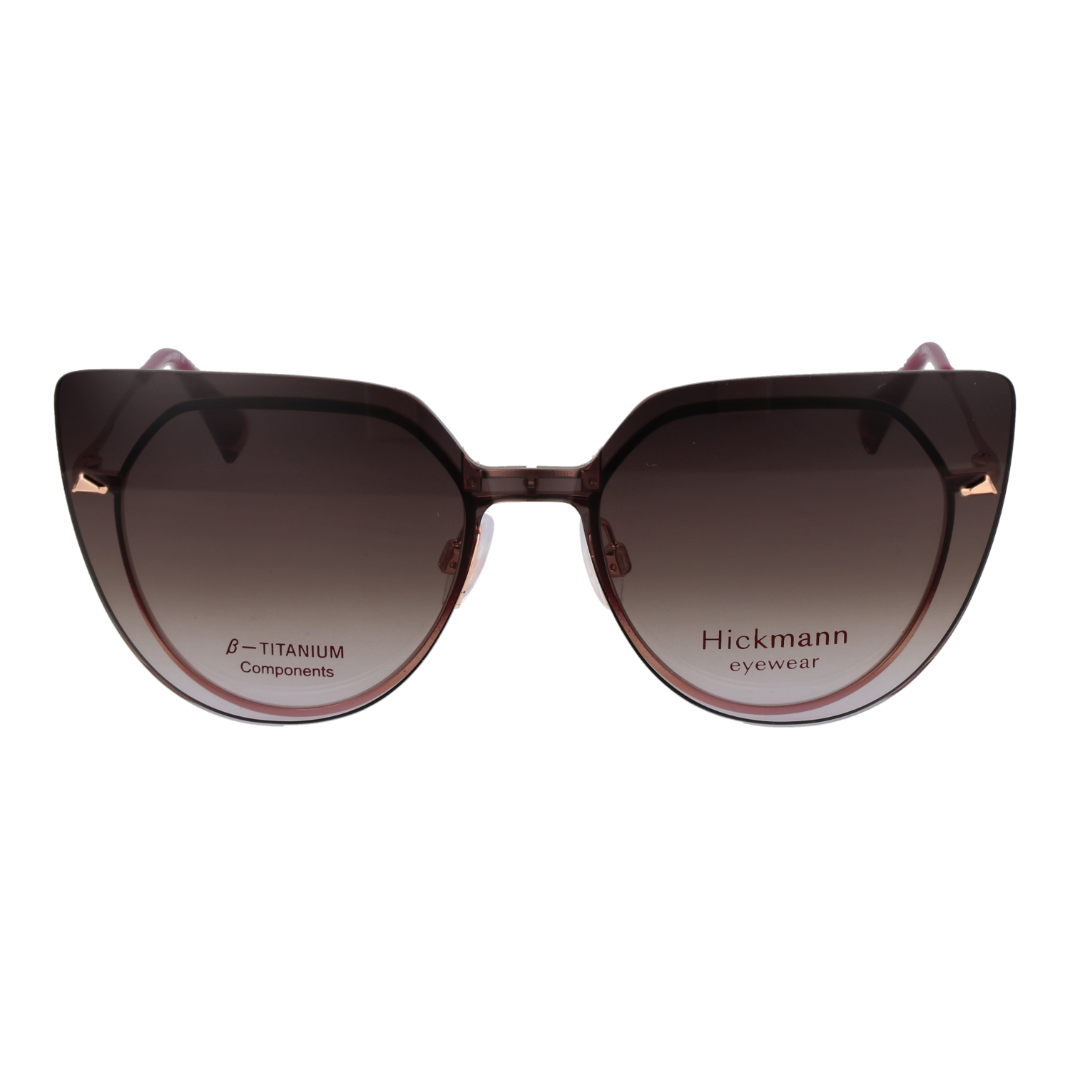 Ana Hickmann Brillenfassung HI1262GT 07A 49 Titan & Sonnenbrillen Klipp HI1262GT 07AG 49