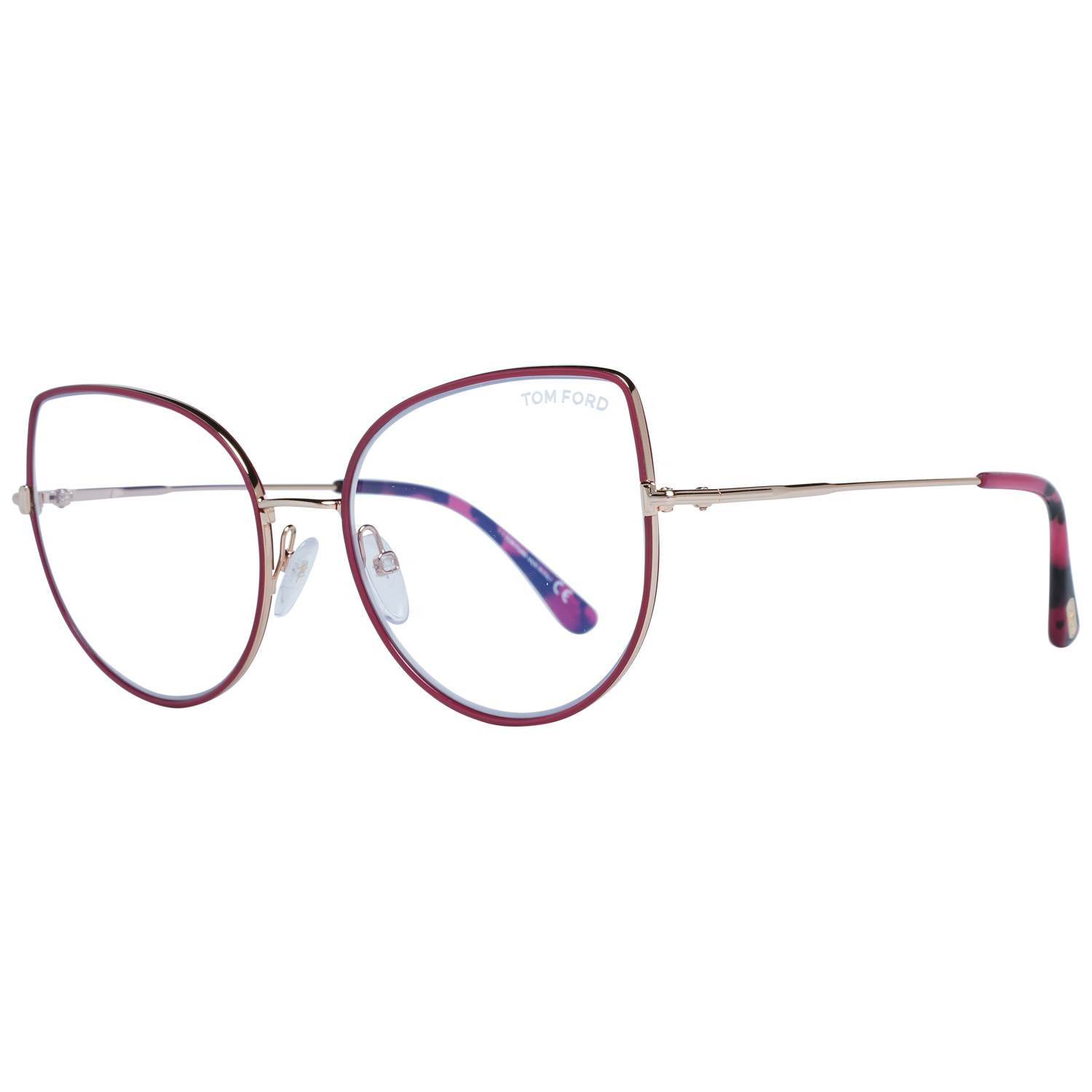 Tom Ford Optical Frame FT5614-B 075 55 Blue Filter