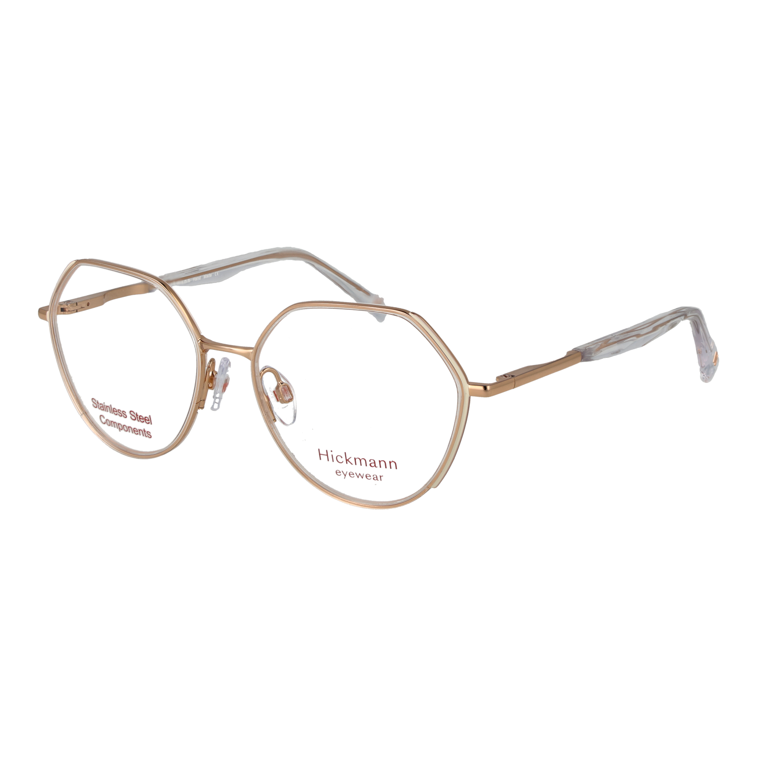 Ana Hickmann Brillenfassung HI1260G T01 53 Titan & Sonnenbrillen Klipp HI1260G T01G 53