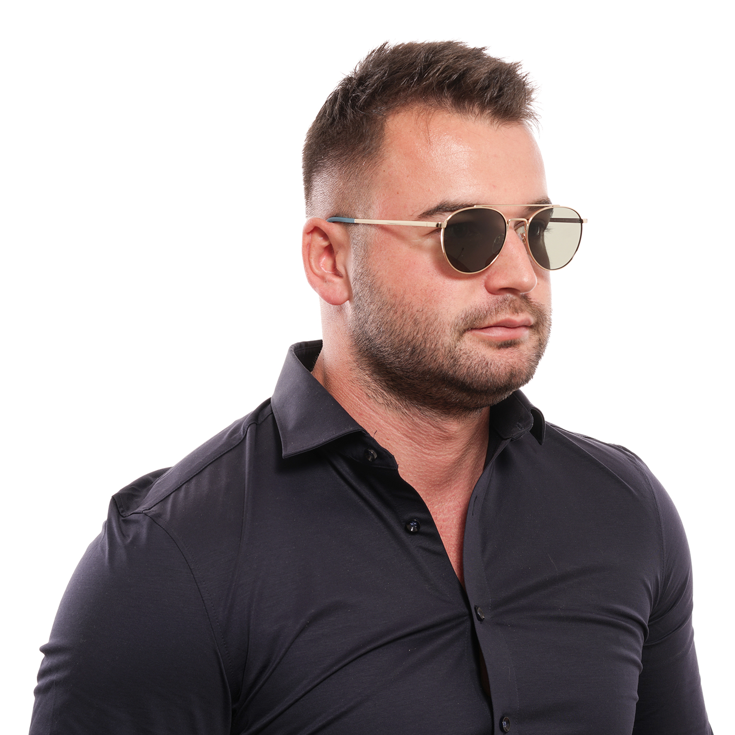 Benetton Sonnenbrille BE7013 400 52 Shiny Gold