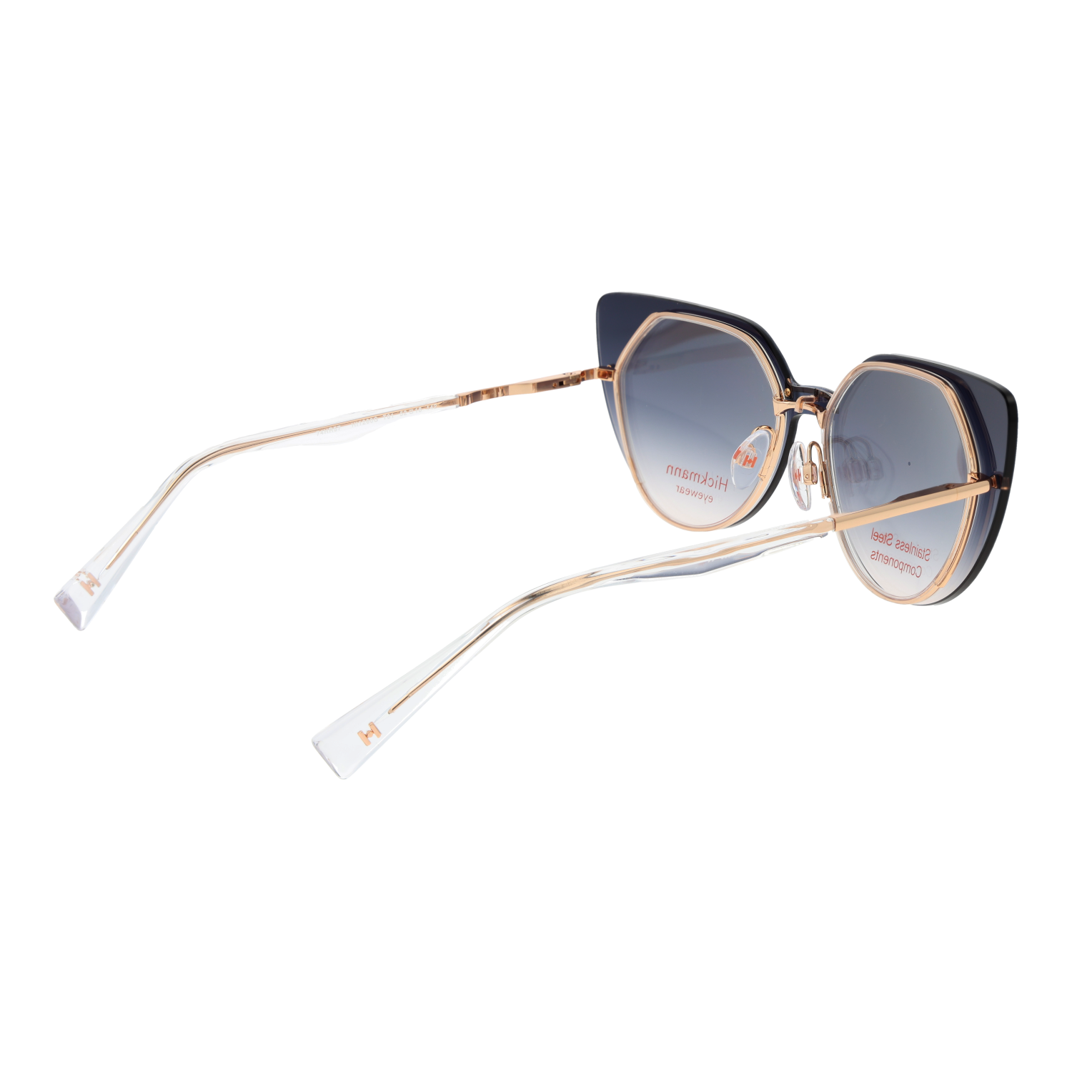 Ana Hickmann Brillenfassung HI1260G T01 53 Titan & Sonnenbrillen Klipp HI1260G T01G 53