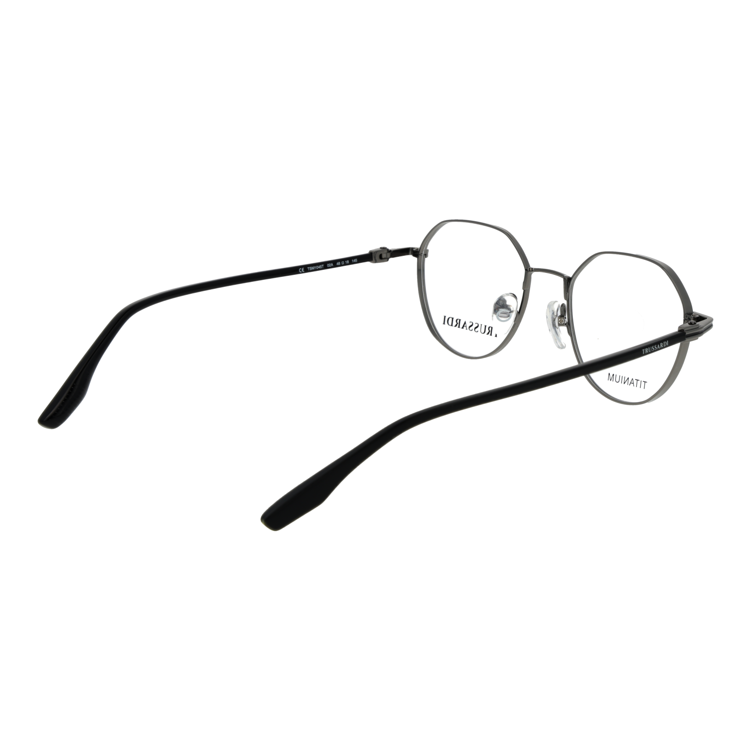 Trussardi Brillenfassung TSM1045T 02A 48 Titan