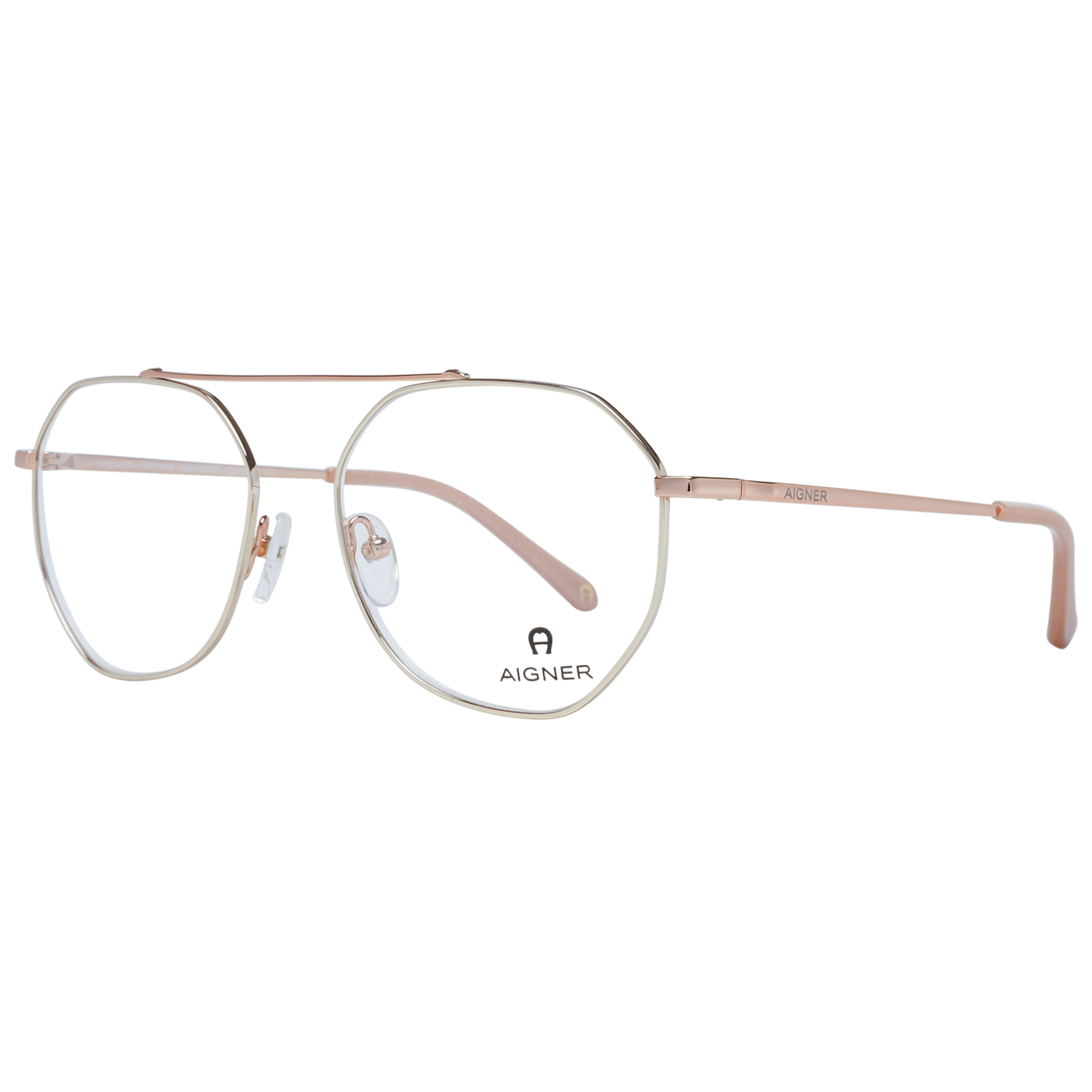 Aigner Brille 30586-00910 55 Titan Unisex Gold