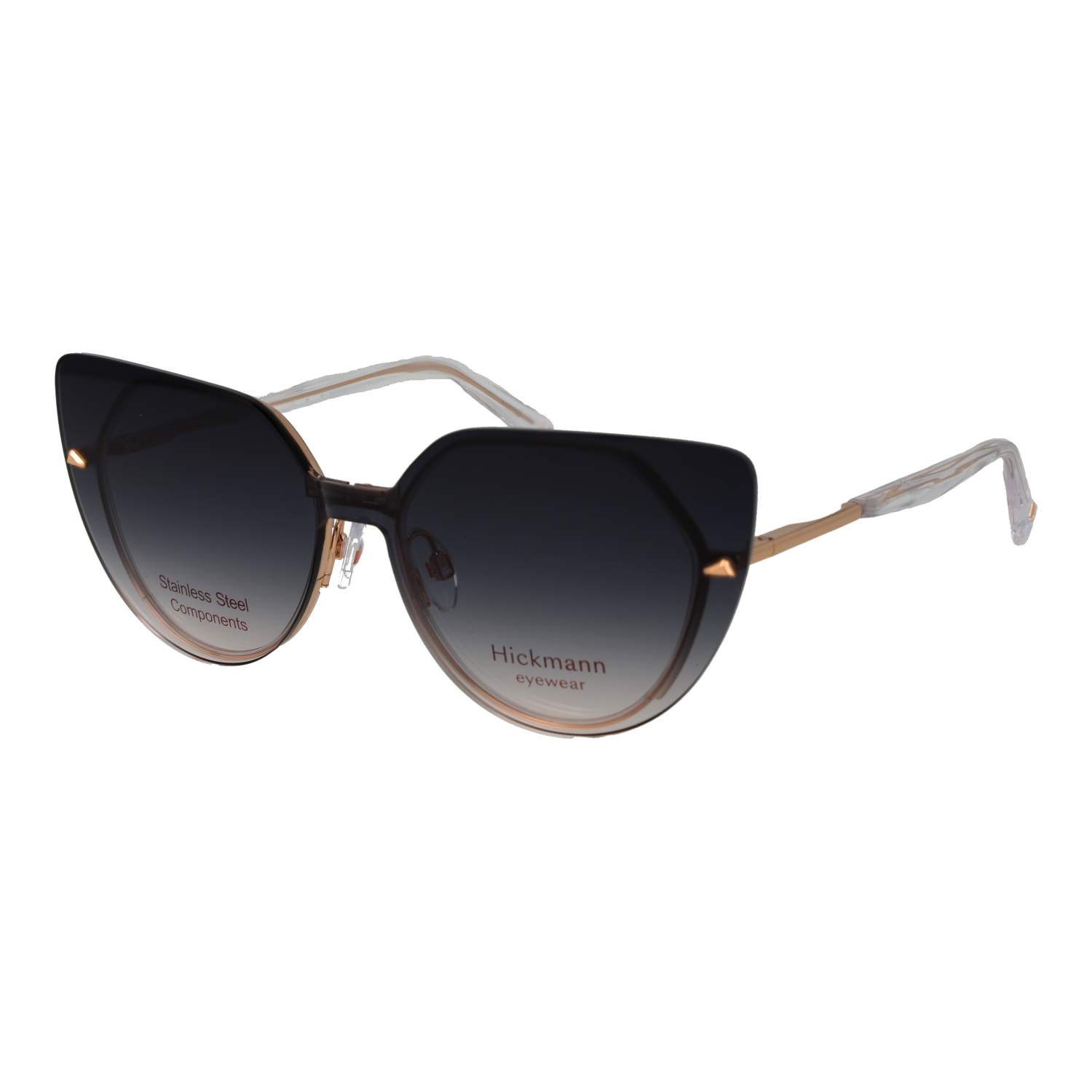Ana Hickmann Brillenfassung HI1260G T01 53 Titan & Sonnenbrillen Klipp HI1260G T01G 53
