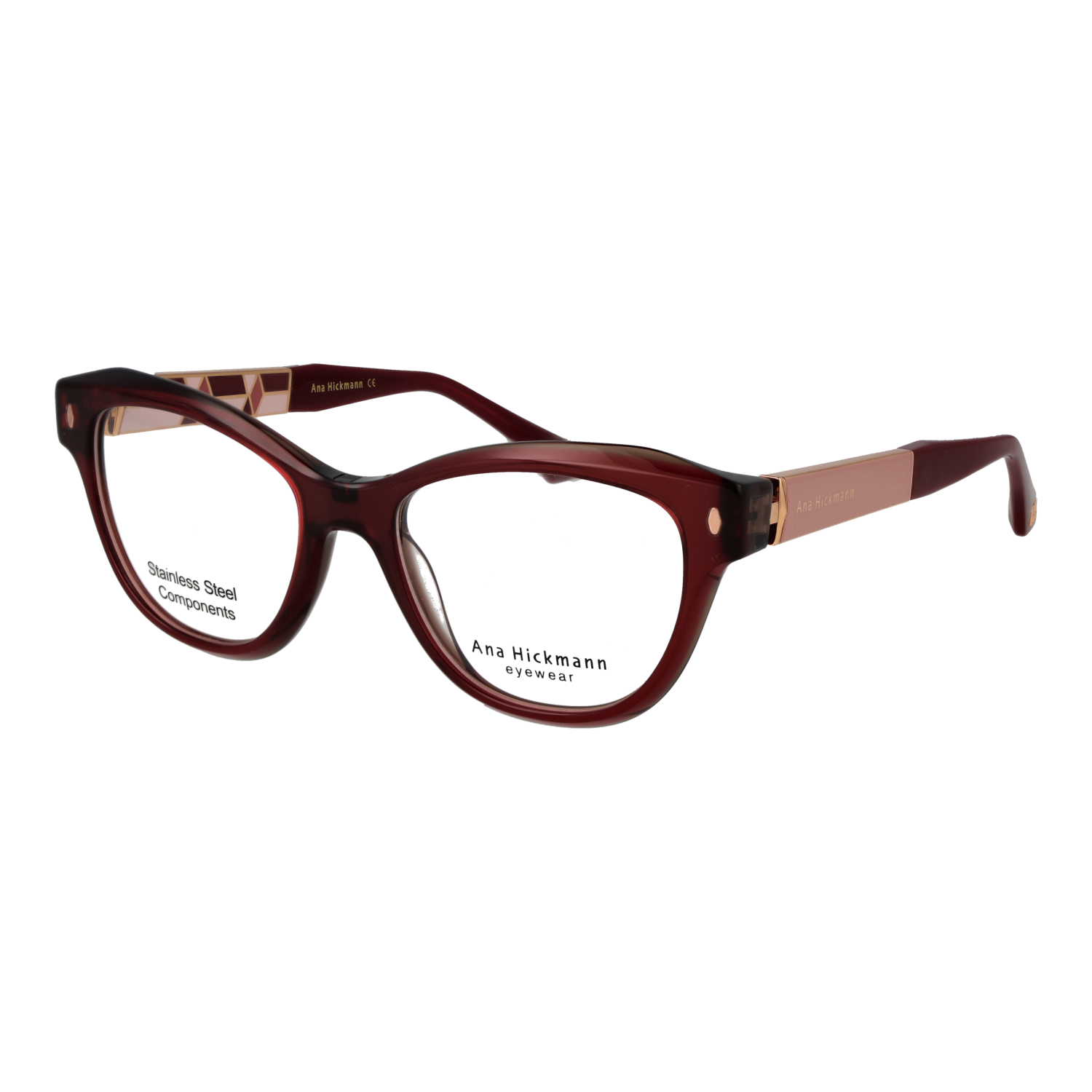 Ana Hickmann Brillenfassung AH6581G H02 52 & Sonnenbrillen Klipp AH6581G H02G 52